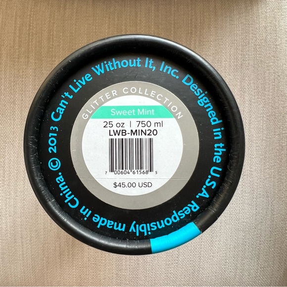 [NEW] Swell Water Bottle 25oz (Glitter Green) - Picture 2 of 4